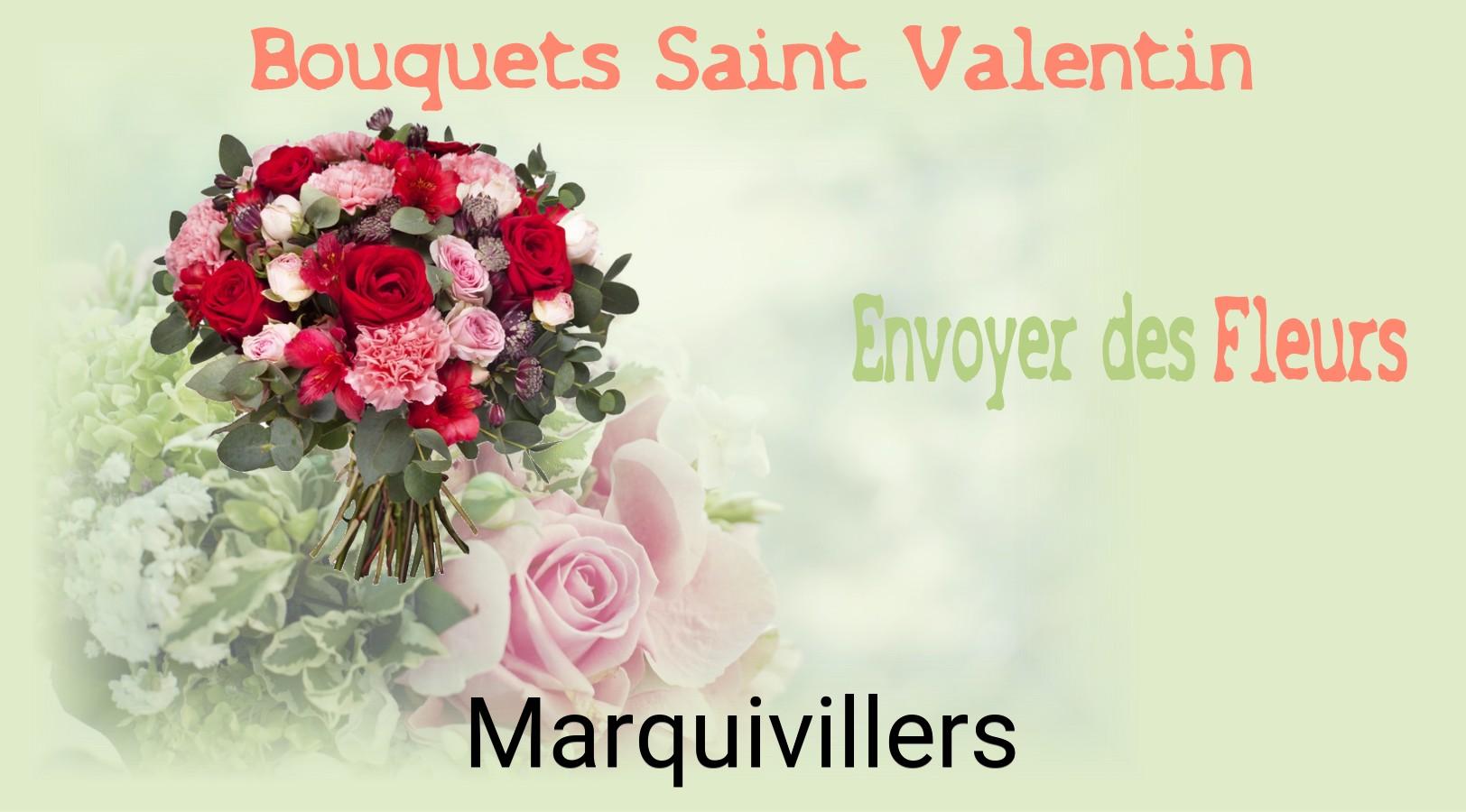 Roses de Saint-Valentin livrées à Marquivillers